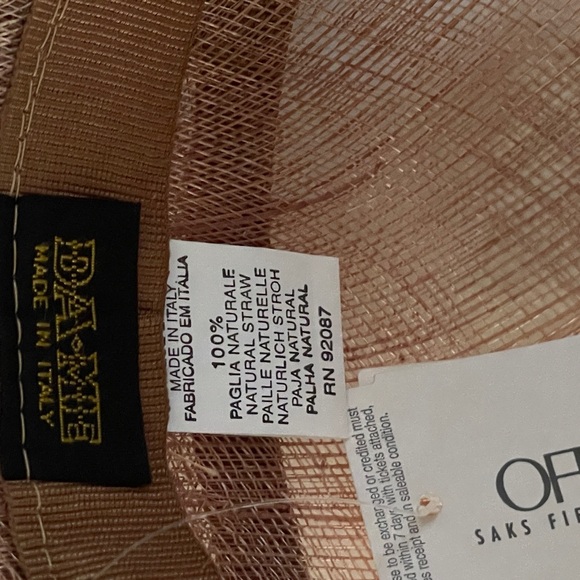 DA.ME 100% Straw Hat, Made in Italy, New With tags, - Picture 9 of 9